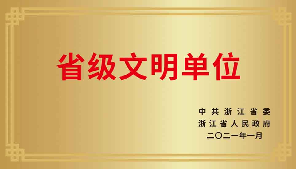 仙居邦尔 | 我院获2020年度“省级文(wén)明单位”荣誉称号